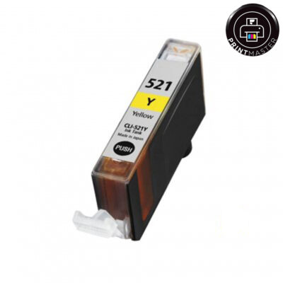 Συμβατό μελάνι Canon CLI-521 (2936B001) (Yellow)
