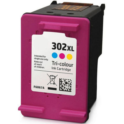 Συμβατό μελάνι HP 302XL Colour (F6U67AE)