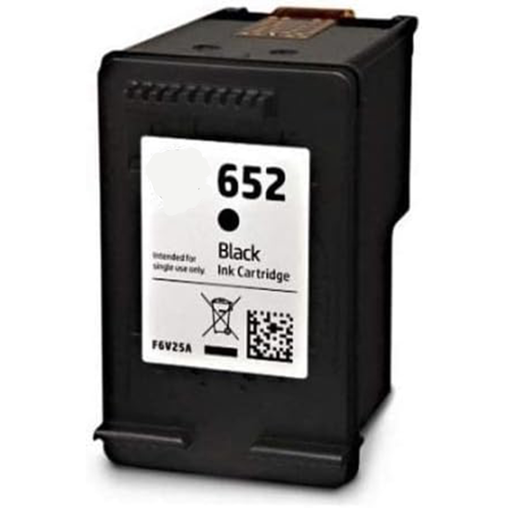 Συμβατό μελάνι HP 652XL (Black) (F6V25AE)