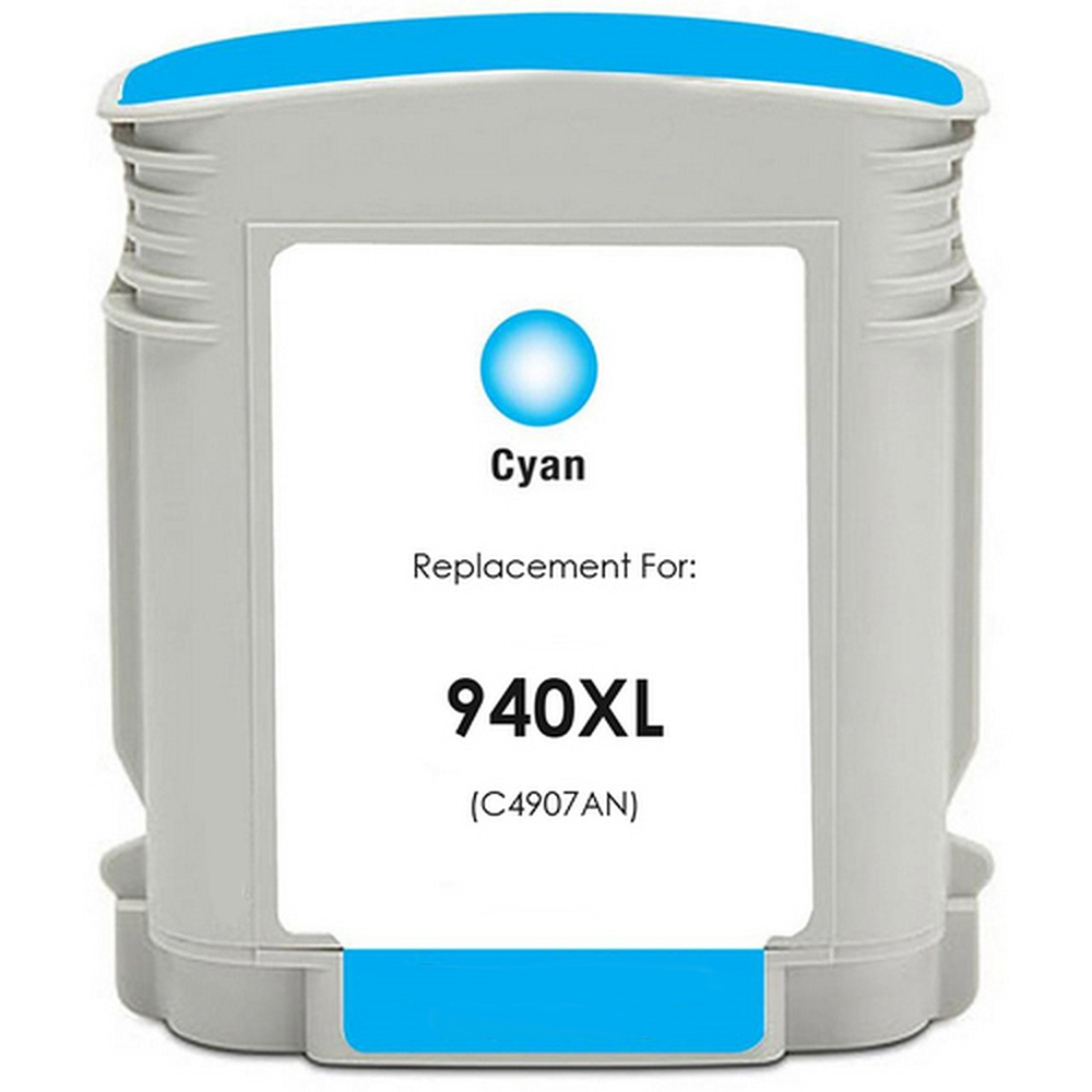 Συμβατό μελάνι HP 940XL (C4907AE) (Cyan)