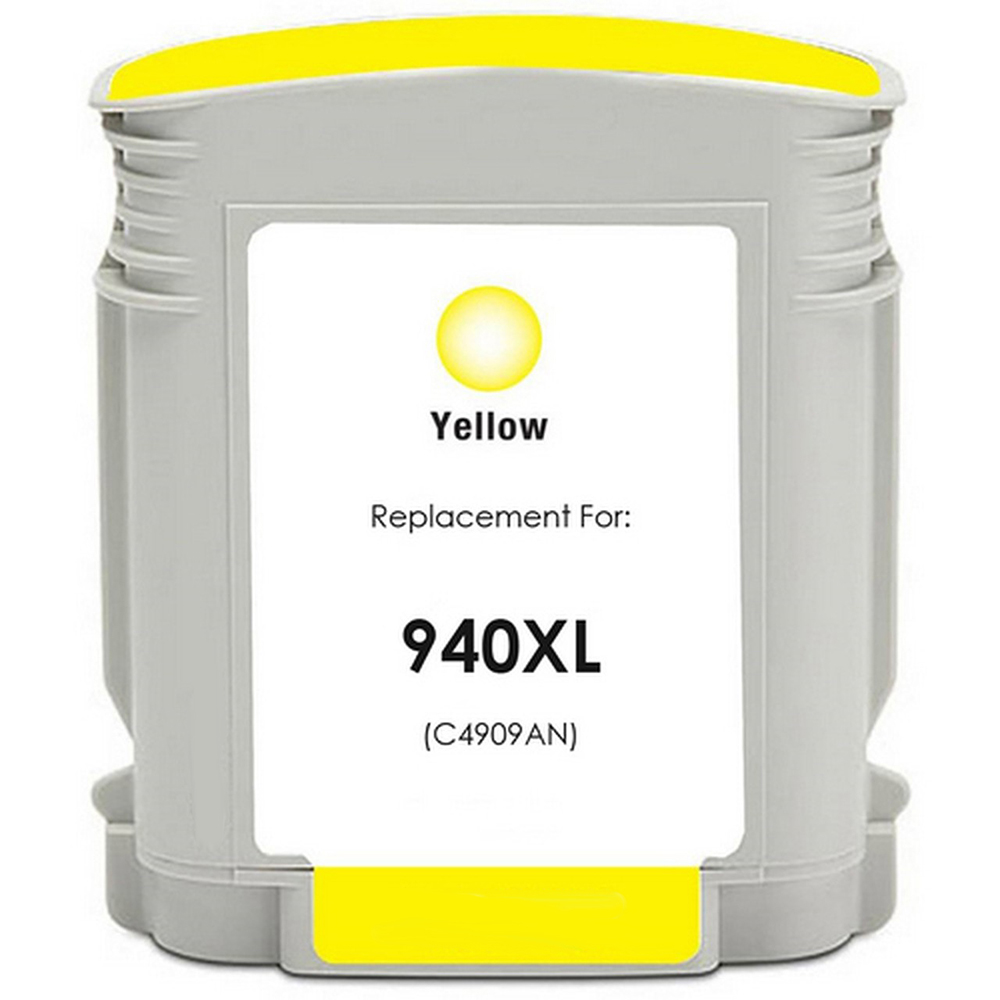 Συμβατό μελάνι HP 940XL (C4909AE) (Yellow)