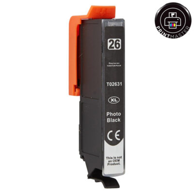 Συμβατό μελάνι Epson T2631 26XL (C13T26314010) (Photo
Black)