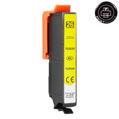 Συμβατό μελάνι Epson T2634 26XL (C13T26344010) (Yellow)