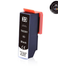 Συμβατό μελάνι Epson (T3351) 33XL (C13T33514010) (Black)