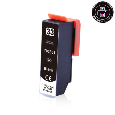 Συμβατό μελάνι Epson (T3351) 33XL (C13T33514010) (Black)