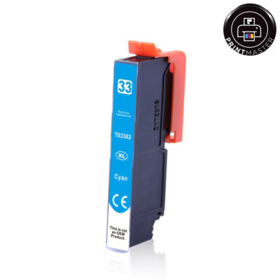 Συμβατό μελάνι Epson (T3362) 33XL (C13T33624010) (Cyan)