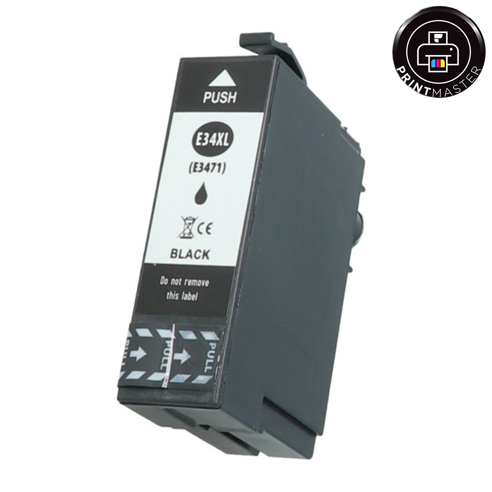 Συμβατό μελάνι Epson (T3471) 34XL (C13T34714010) (Black)