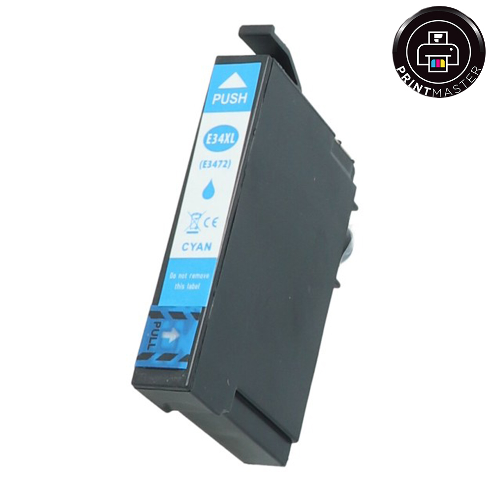 Συμβατό μελάνι Epson (T3472) 34XL (C13T34724010) (Cyan)