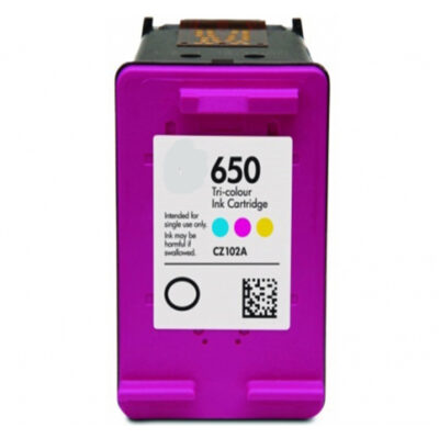 Συμβατό μελάνι HP 650XL (CZ102AE) (600 ΣΕΛΙΔΕΣ)
(Color)