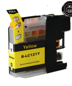 Συμβατό μελάνι Brother LC-121/123 Y (LC121) (LC123Y) (Yellow)