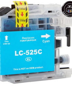 Συμβατό μελάνι Brother LC525XL (LC525XLC) (Cyan)