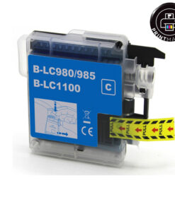 Συμβατό μελάνι brother LC-1100XL LC980XL Cyan