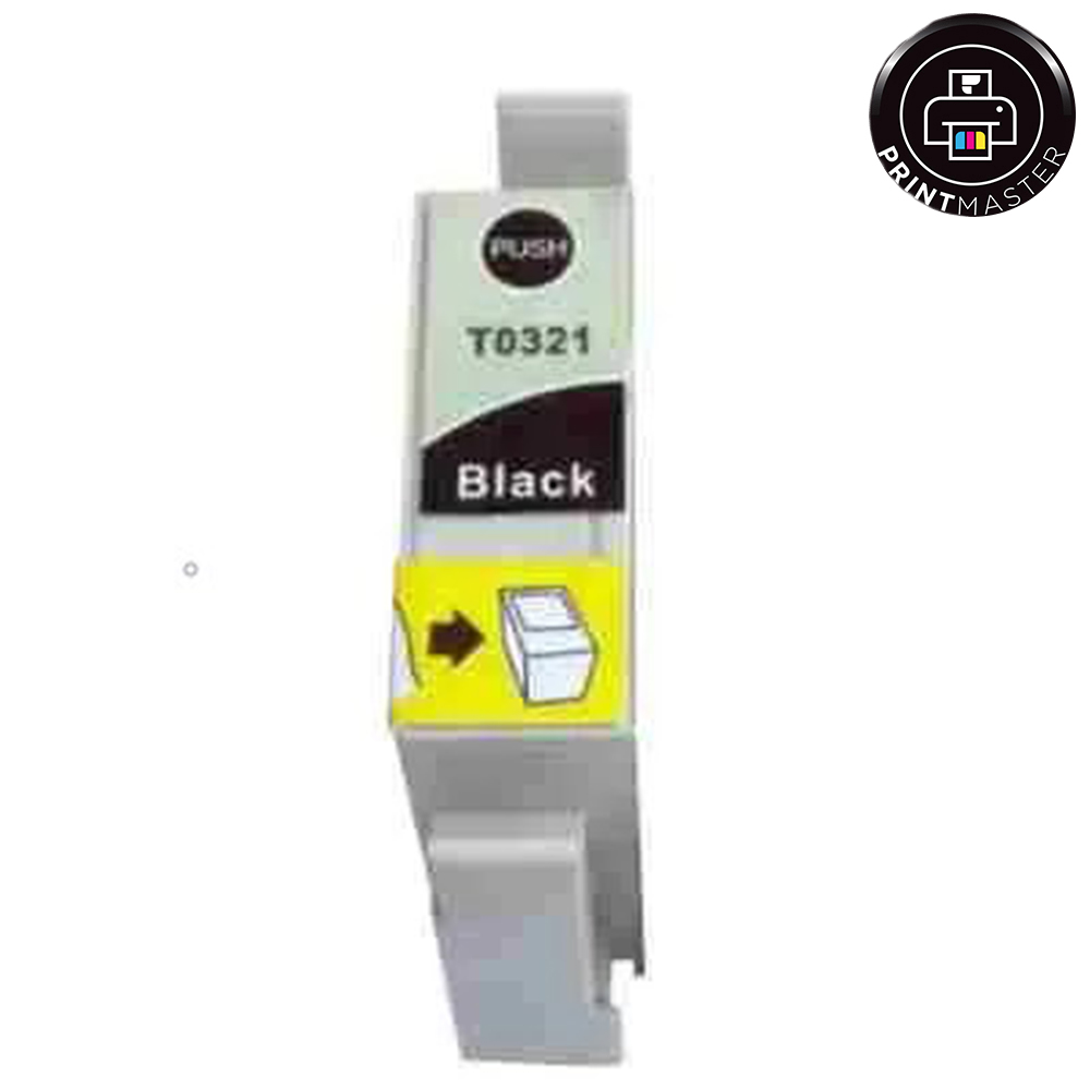 Συμβατό μελάνι Epson T0321 (C13T03214010) (Black)