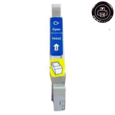 Συμβατό μελάνι Epson T0322 (C13T03224010) (Cyan)