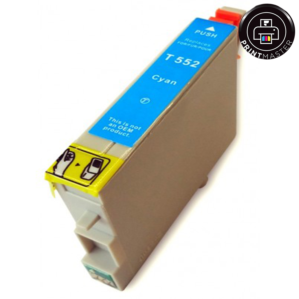 Συμβατό μελάνι Epson T0552 (C13T055240) (Cyan)