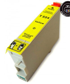 Συμβατό μελάνι Epson T0554 (C13T055440) (Yellow)