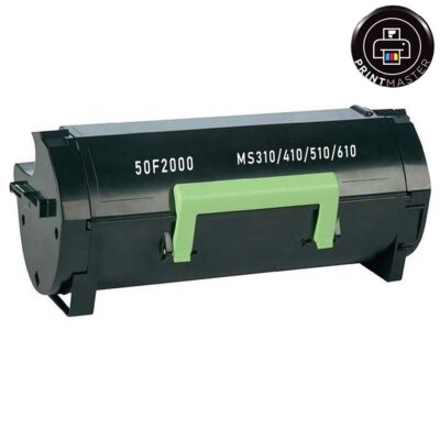 Συμβατό τόνερ Lexmark Black (50F2000)
MS310-MS410-MS510-MS610 (1.500 ΣΕΛΙΔΕΣ)
