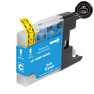 Συμβατό μελάνι Brother LC12/LC1240/LC1280 (Cyan)