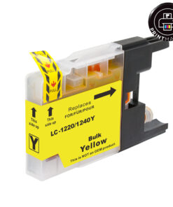Συμβατό μελάνι Brother LC12/LC1240/LC1280 (Yellow)