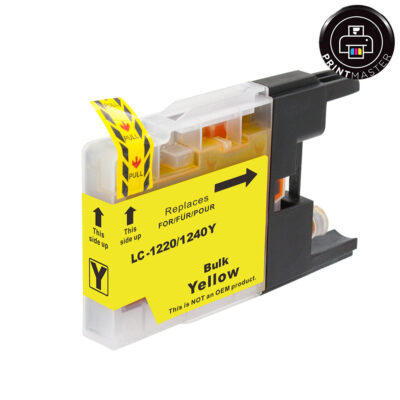 Συμβατό μελάνι Brother LC12/LC1240/LC1280 (Yellow)