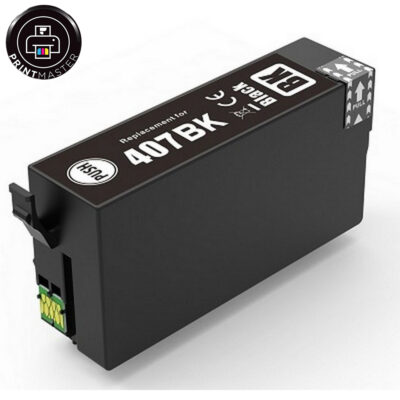Συμβατό μελάνι Epson Black 407XL (C13T07U140)