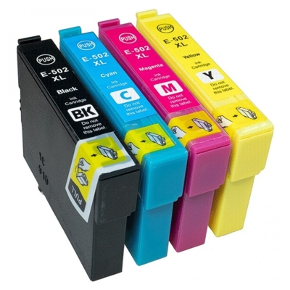 Multipack 4 συμβατών μελανιών Epson 502XL (C13T02W64010)