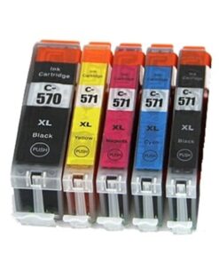 Multipack 5 συμβατών μελανιών PGI-570XL/CLI-571XLγια Canon (0372C004)
