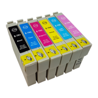 Multipack 6 συμβατών μελανιών (T0791-T0796) γιαEpson