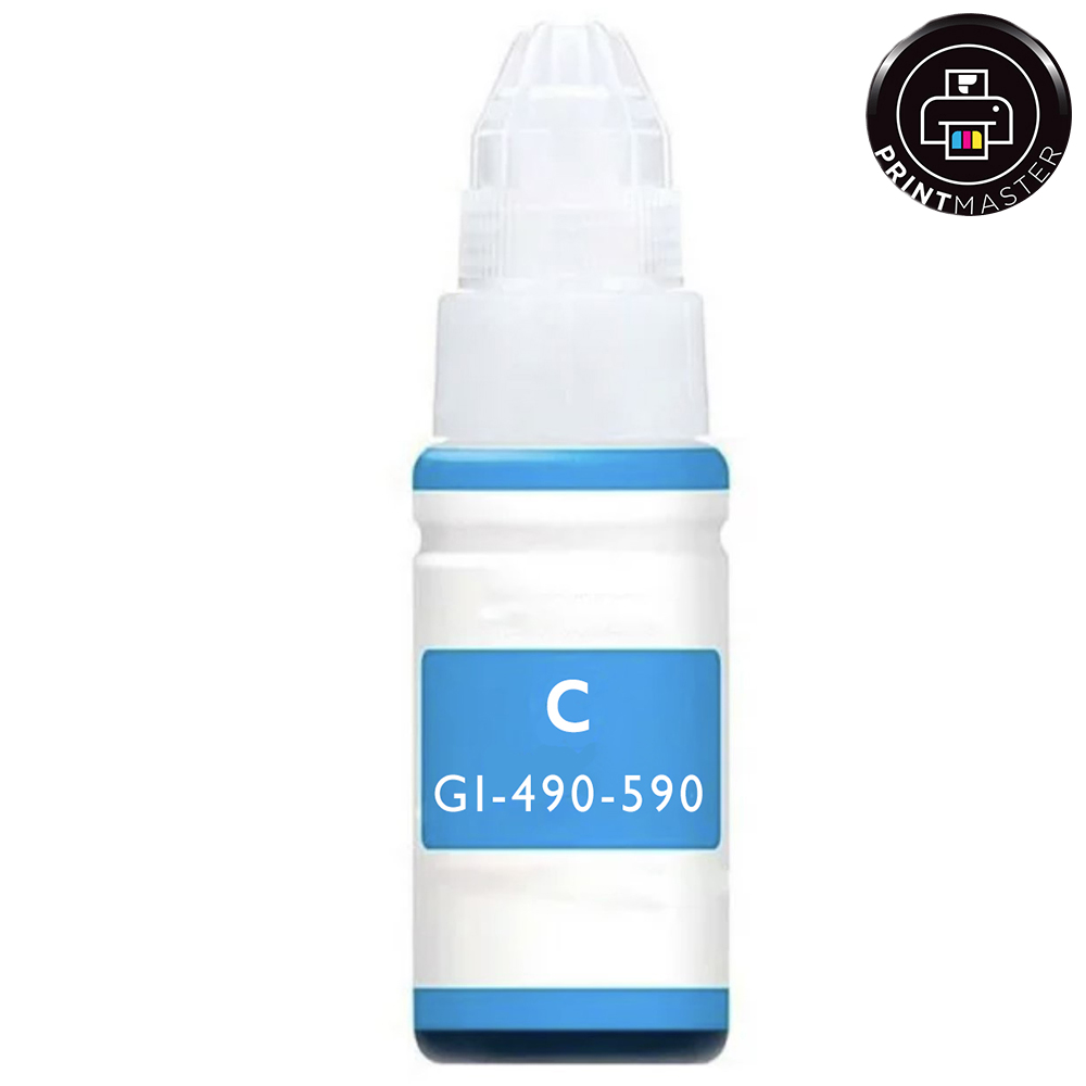 Συμβατό μελάνι Canon GI-490 / GI-590 (0664C001)
(1604C001) (Cyan)