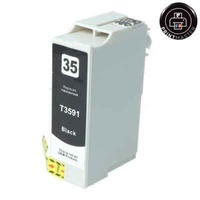 Συμβατό μελάνι Epson 35 XL (T3591) (C13T35914010) (Black)