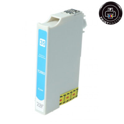 Συμβατό μελάνι Epson 35 XL (T3592) (C13T35924010) (Cyan)