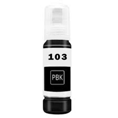 Συμβατό μελάνι Epson Ecotank 102/ 103 (C13T03R140)(C13T00S14A) (70 ml) (Black)