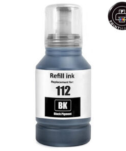 Συμβατό μελάνι Epson Ecotank 112 (C13T06C14A) (Black)