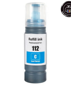 Συμβατό μελάνι Epson Ecotank 112 (C13T06C24A) (Cyan)