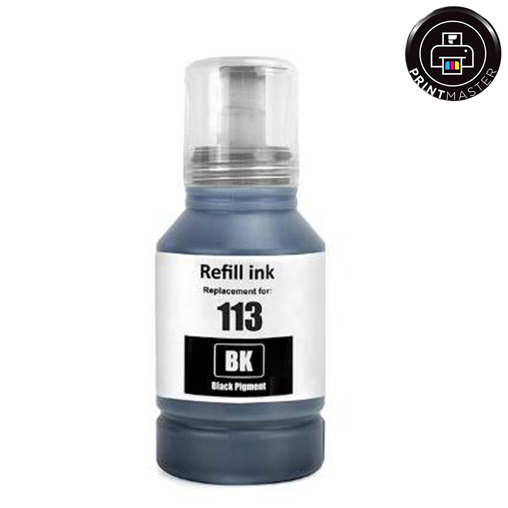 Συμβατό μελάνι Epson Ecotank 113 (C13T06B140) (140 ml)
(Black)