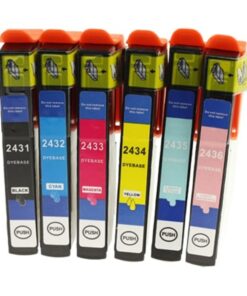 Multipack 6 συμβατών μελανιών T2431-T2436 (C13T24384010) για Epson