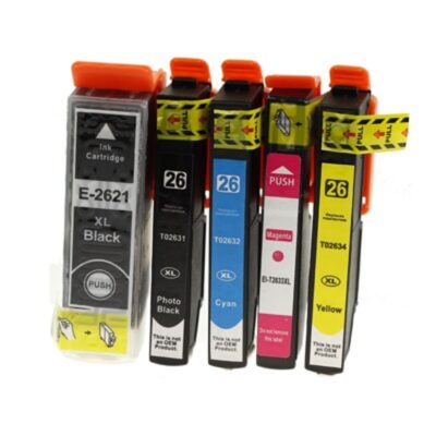 Multipack 5 συμβατών μελανιών T2621-T2636 για Epson(C13T26364010)