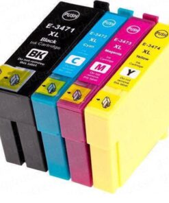 Multipack 4 συμβατών μελανιών (T3471-T3474)(C13T34764010) για Epson
