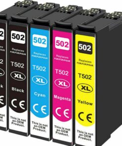 Multipack 5 συμβατών μελανιών Epson 502XL (C13T02W64010)