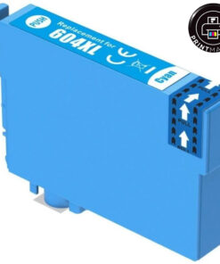 Συμβατό μελάνι Epson 604 XL (Cyan) (C13T10H24010)
