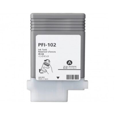 Συμβατό μελάνι Canon PFI-102 BK (0895B001) (Black)