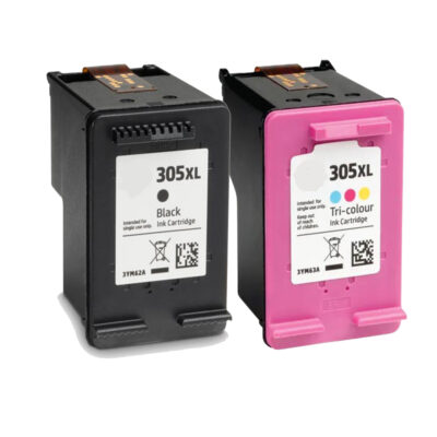 συμβατά μελάνια Multipack HP 305XL Black & Colour (3YM62AE) (3YM63AE)