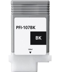 Συμβατό μελάνι Canon PFI107 Black (6705B001)