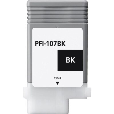 Συμβατό μελάνι Canon PFI107 Black (6705B001)