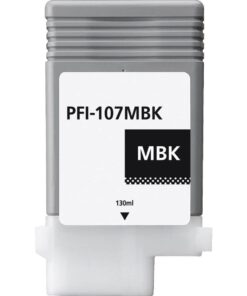 Συμβατό μελάνι Canon PFI107 Matte Black (6709B001)
