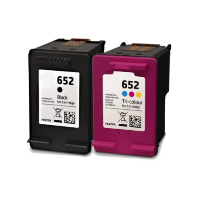 Multipack 3 Συμβατών μελανιών HP 652XL (2 Black + 1 Colour) (F6V25AE) (F6V24AE)